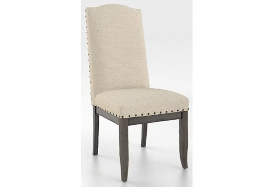 Champlain Customizable Side Chair with Nailhead Trim by Canadel at Jordan's Home Furnishings