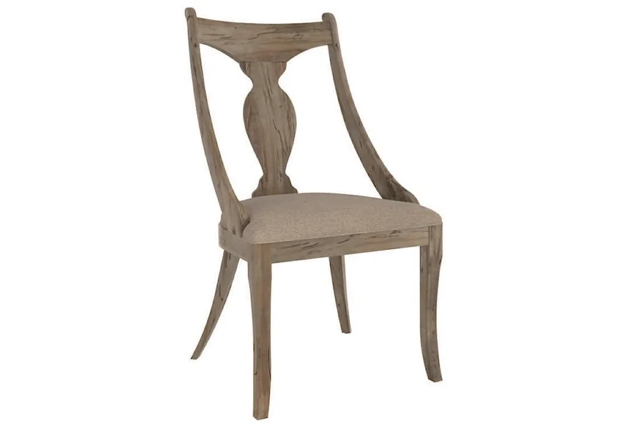 Champlain Customizable Upholstered Dining Chair by Canadel at Jordan's Home Furnishings