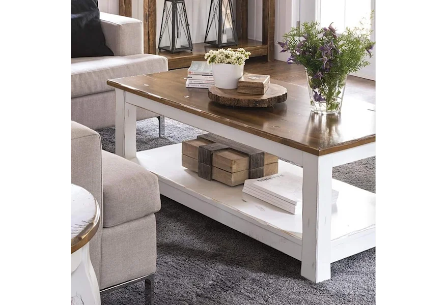 Champlain Customizable Coffee Table by Canadel at Jordan's Home Furnishings