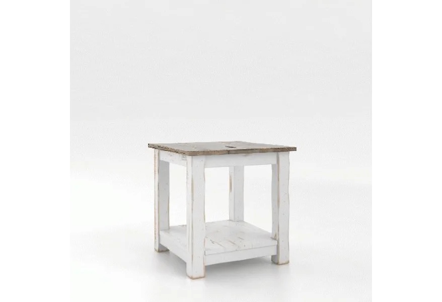 Champlain Customizable End Table by Canadel at Jordan's Home Furnishings