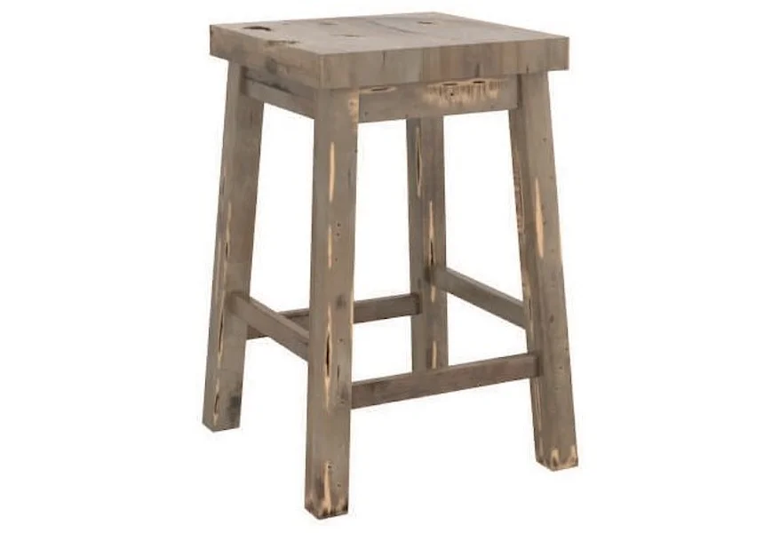 Champlain Customizable Wood Counter Stool by Canadel at Jordan's Home Furnishings