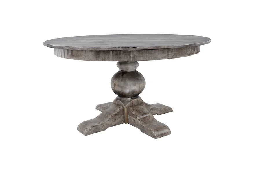 Champlain Customizable 60" Round Wood Solid Top Table by Canadel at Jordan's Home Furnishings