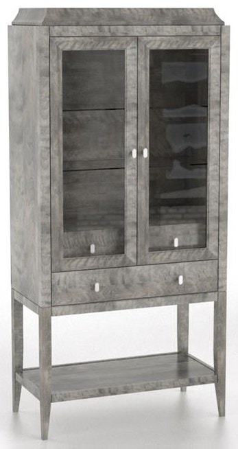 Classic Upright Buffet With Glass Doors