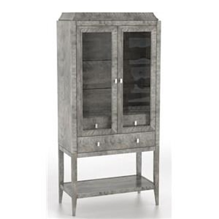 Classic Upright Buffet With Glass Doors