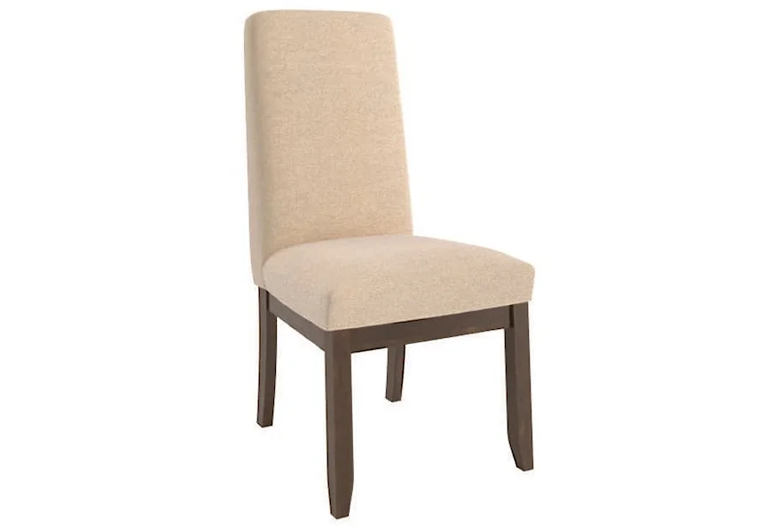 Classic Customizable Upholstered Side Chair by Canadel at Jordan's Home Furnishings