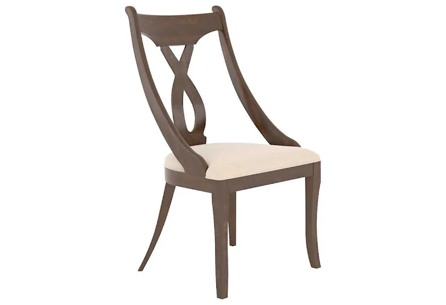 Classic Customizable Upholstered Chair by Canadel at Dinette Depot