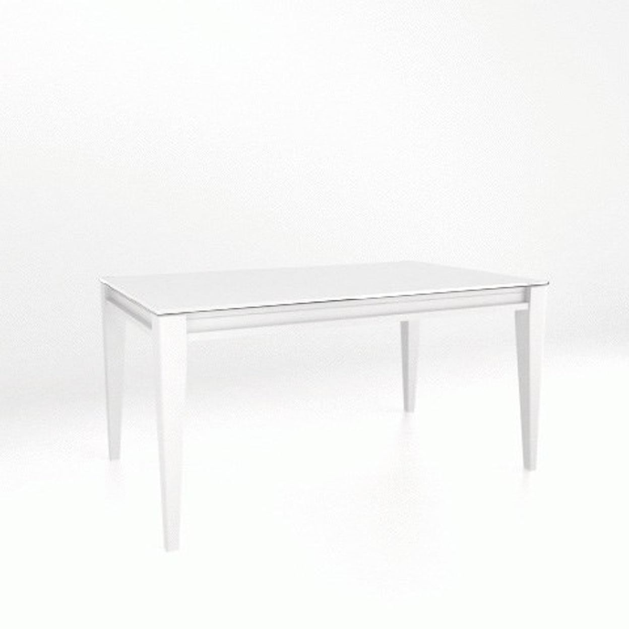 Canadel Classic Customizable Glass Top Dining Table