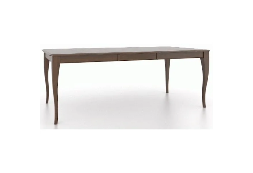 Classic Customizable Rectangular Dining Table by Canadel at Dinette Depot
