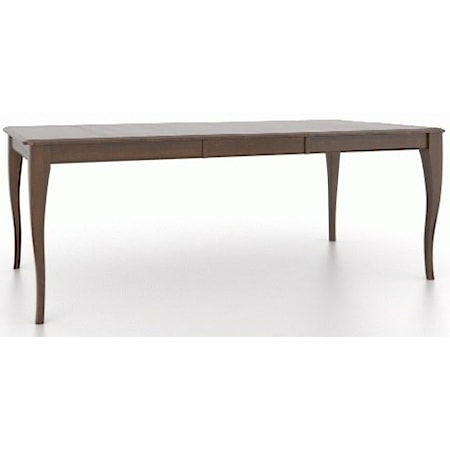 Customizable Rectangular Dining Table w/ Leaf