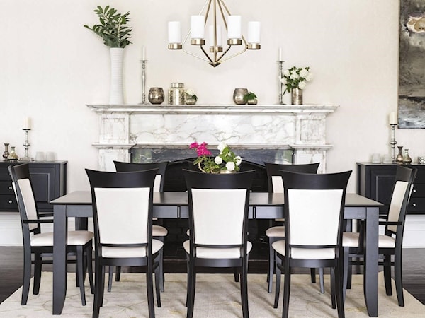 9-Piece Rect. Dining Table Set