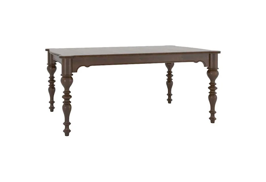 Classic Customizable Rectangular Dining Table by Canadel at Jordan's Home Furnishings