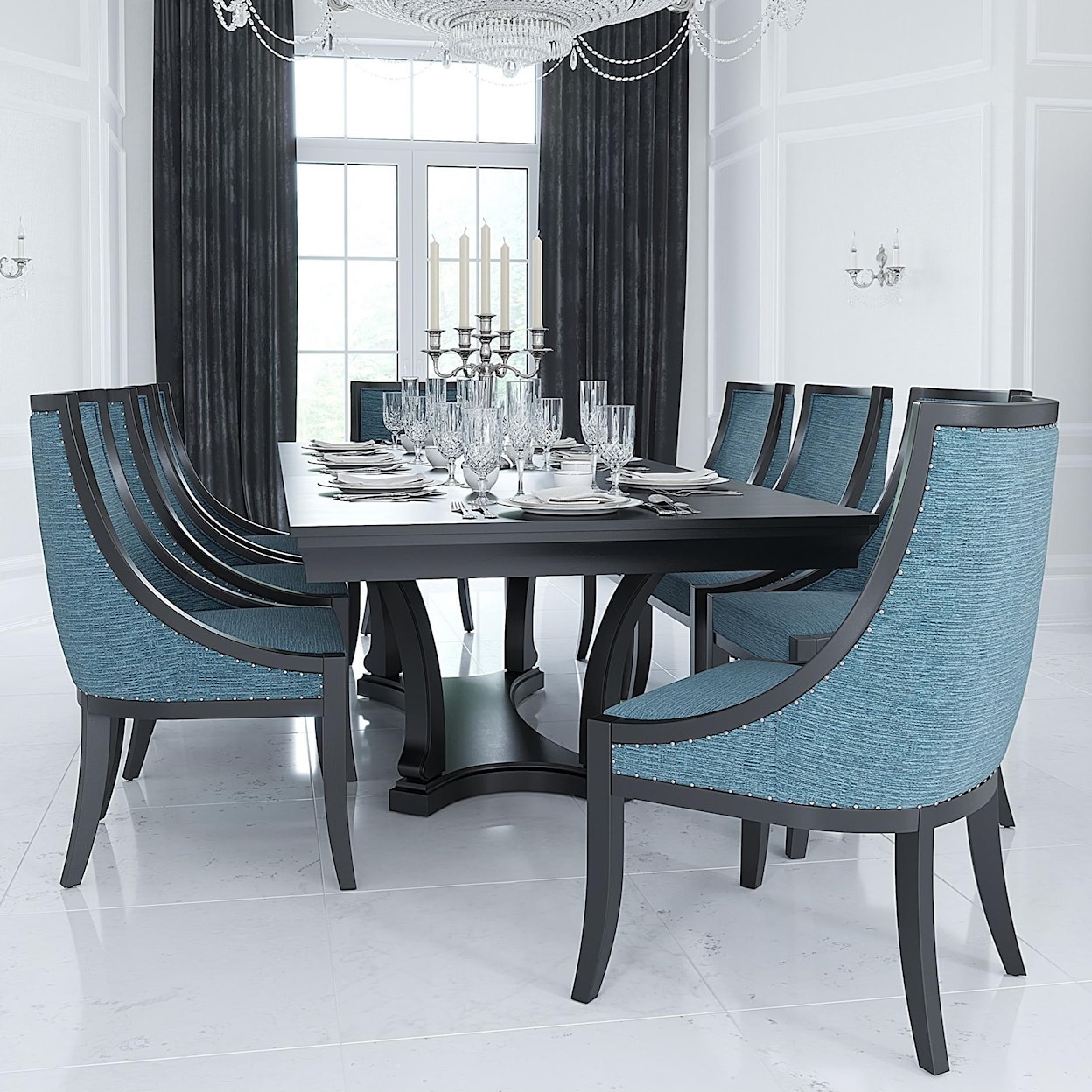 Canadel Classic Rectangular Dining Table Set