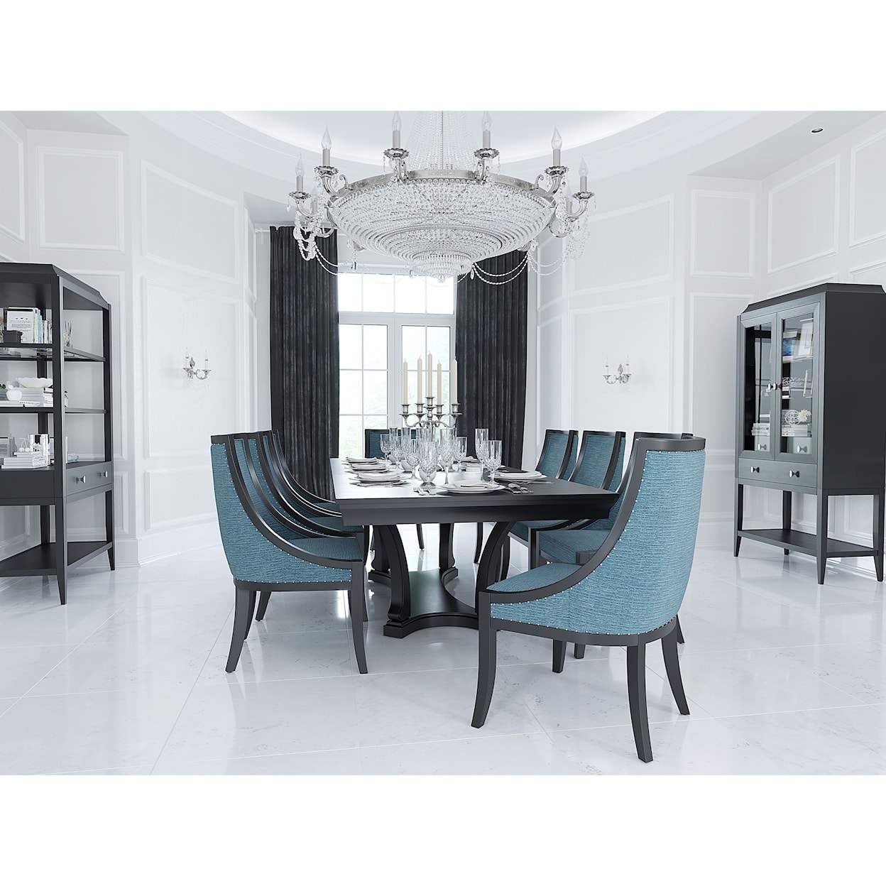 Canadel Classic Rectangular Dining Table Set