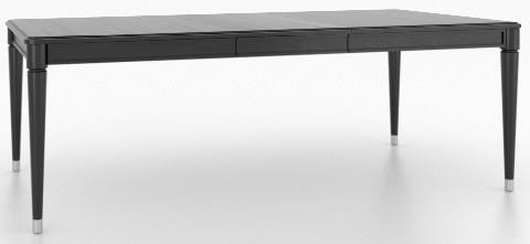 Customizable Rectangular Dining Table w/ Leaf