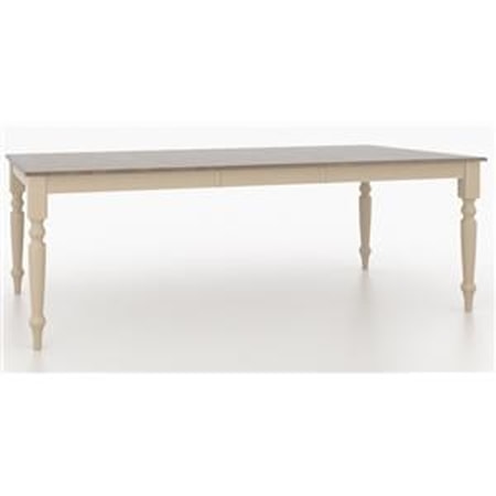 68" Dining Table with Leaf