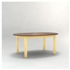 Canadel Custom Dining Customizable Oval Table with Legs
