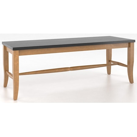 <b>Customizable</b> Wooden Seat Bench, 18"