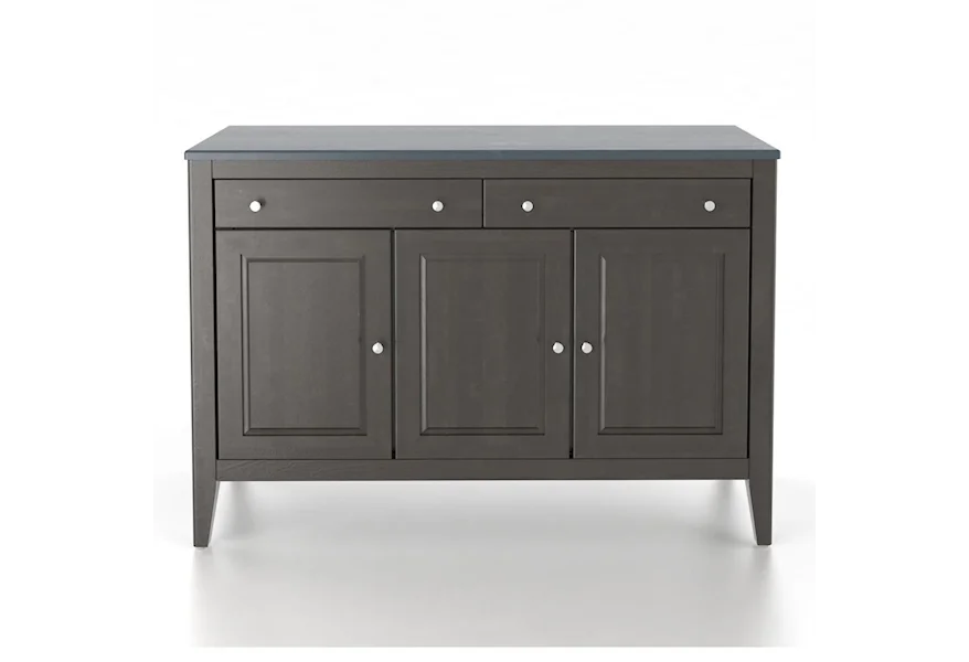Custom Dining <b>Customizable</b> 48 Inch Buffet by Canadel at Furniture and ApplianceMart