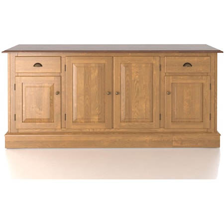 <b>Customizable</b> 72 Inch Buffet