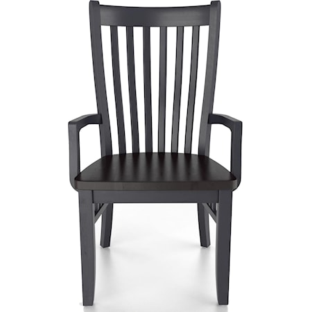 <b>Customizable</b> Armchair - Wood Seat