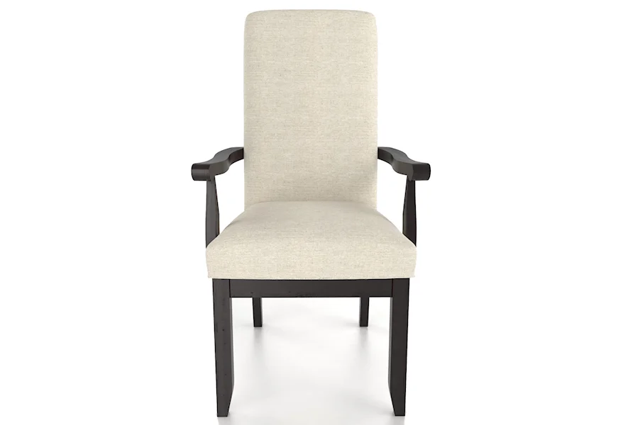Custom Dining <b>Customizable</b> Upholstered Arm Chair by Canadel at Furniture and ApplianceMart