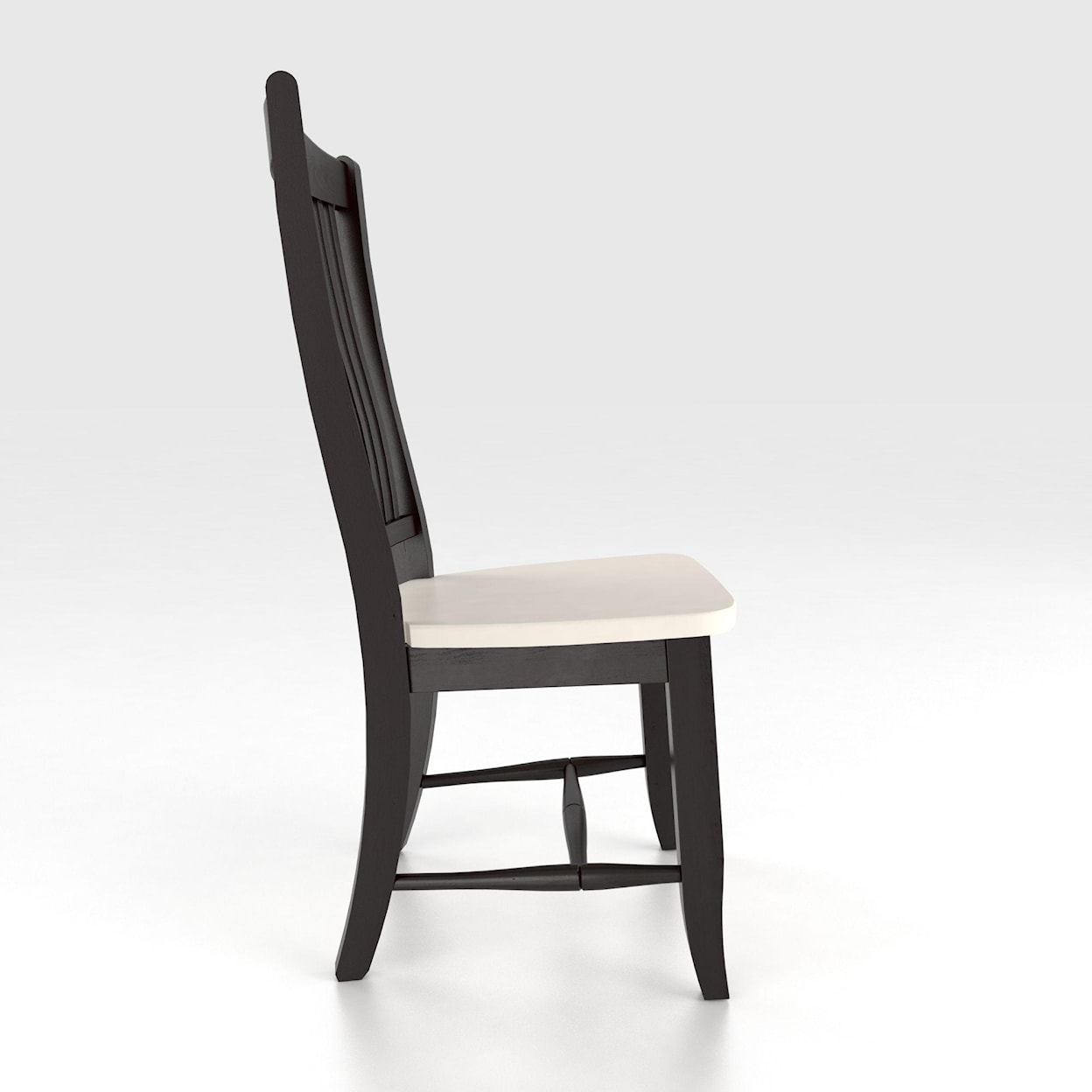 Canadel Custom Dining Customizable Side Chair - Wood Seat