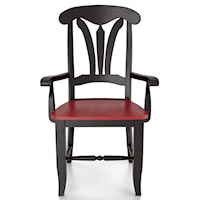 Customizable Arm Chair - Wood Seat