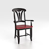Canadel Custom Dining <b>Customizable</b> Arm Chair - Wood Seat