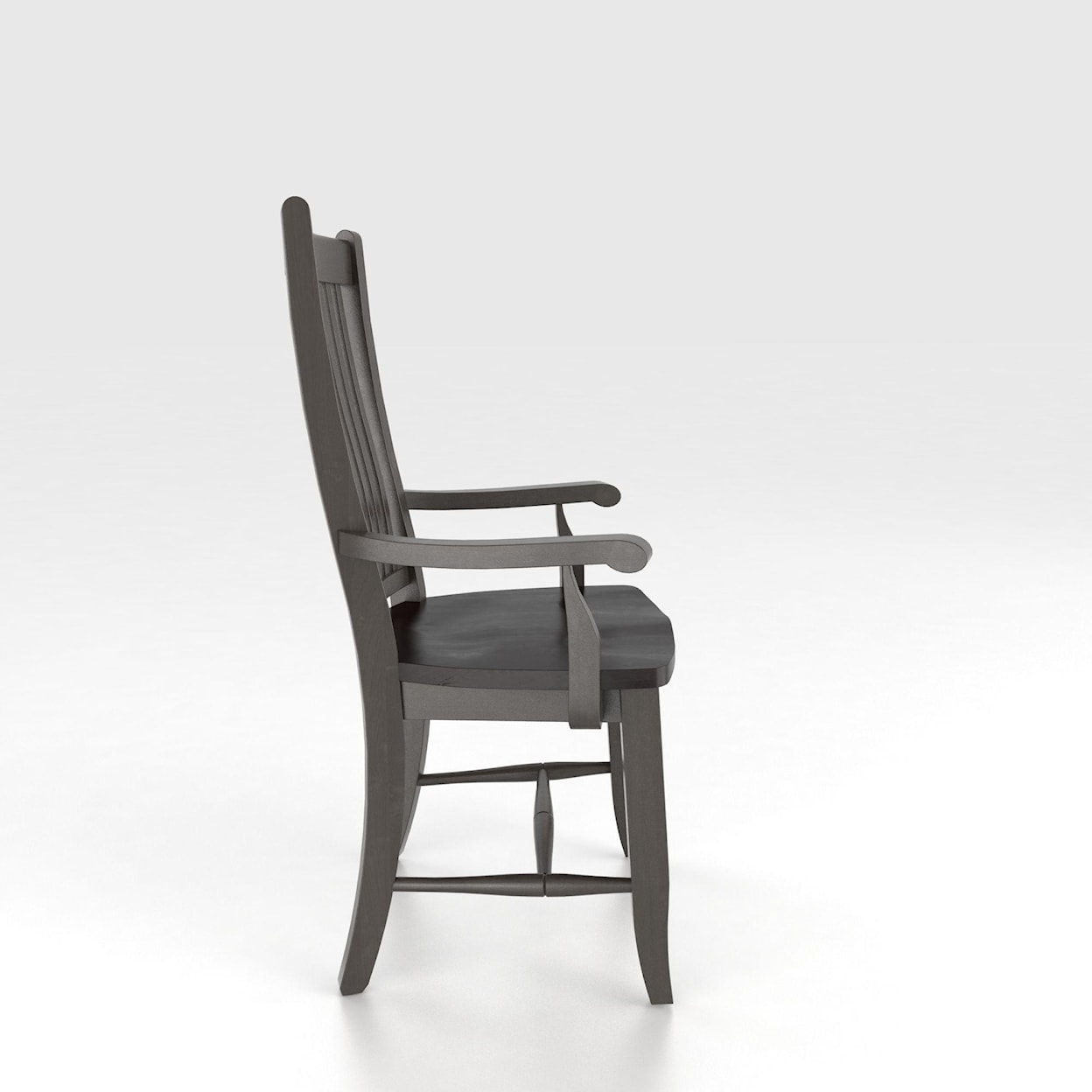 Canadel Custom Dining <b>Customizable</b> Arm Chair - Wood Seat