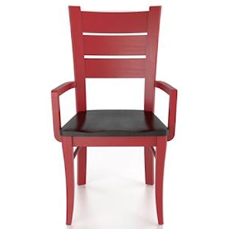 &lt;b&gt;Customizable&lt;/b&gt; Arm Chair - Wood Seat