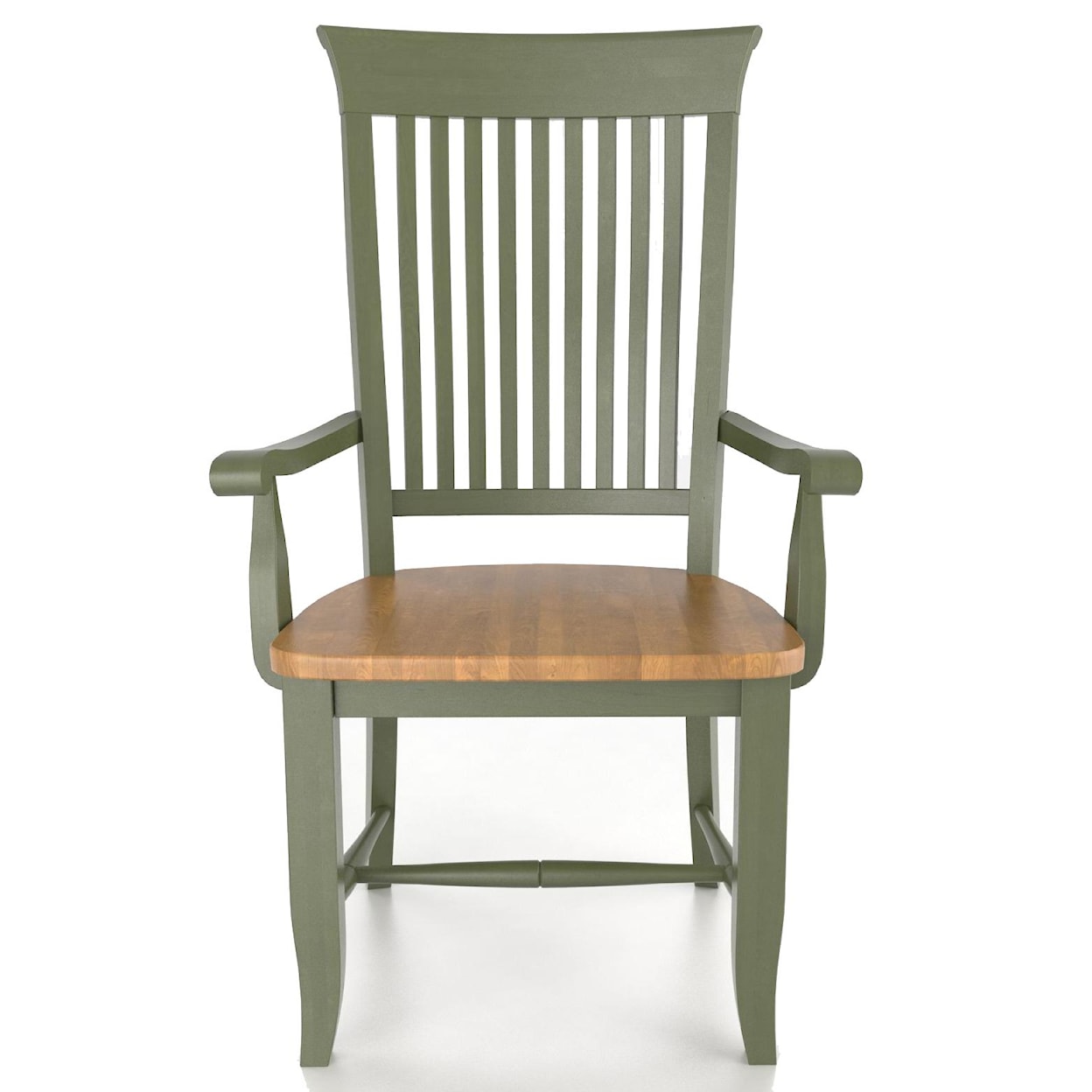 Canadel Custom Dining <b>Customizable</b> Arm Chair - Wood Seat