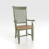 Canadel Custom Dining <b>Customizable</b> Arm Chair - Wood Seat