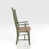 Canadel Custom Dining <b>Customizable</b> Arm Chair - Wood Seat