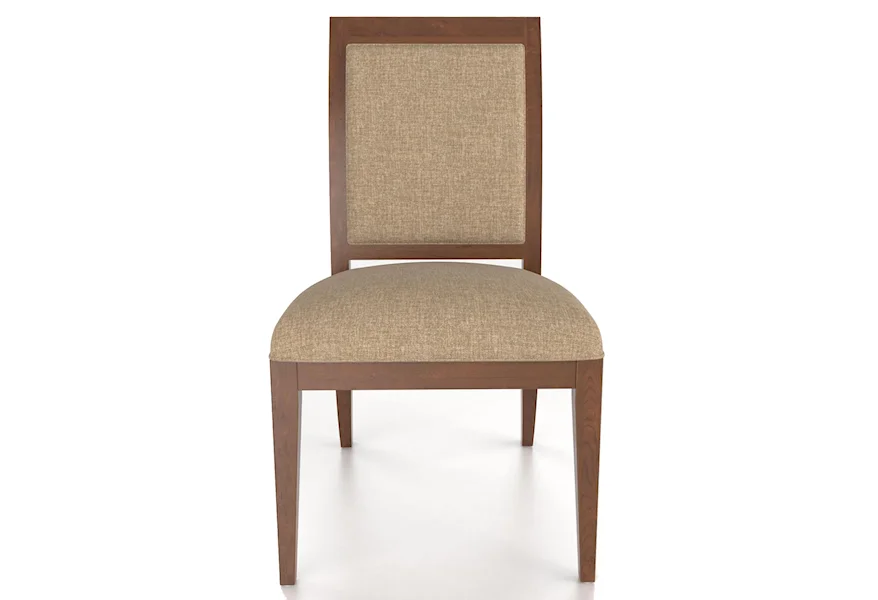 Custom Dining Customizable Upholstered Side Chair by Canadel at Johnny Janosik