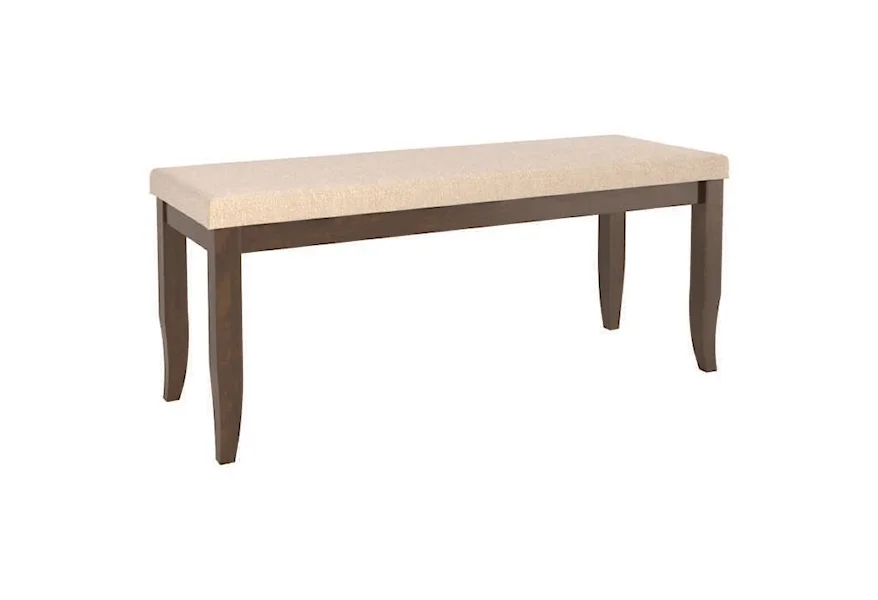 Core - Custom Dining Customizable Upholstered Bench by Canadel at Dinette Depot