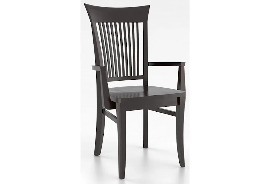 Core - Custom Dining Customizable Dining Arm Chair by Canadel at Steger's Furniture