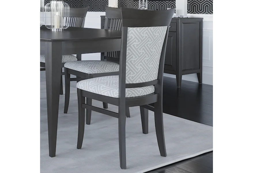 Core - Custom Dining Customizable Side Chair by Canadel at Johnny Janosik