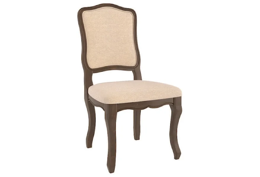 Core - Custom Dining Customizable Upholstered Side Chair by Canadel at Johnny Janosik