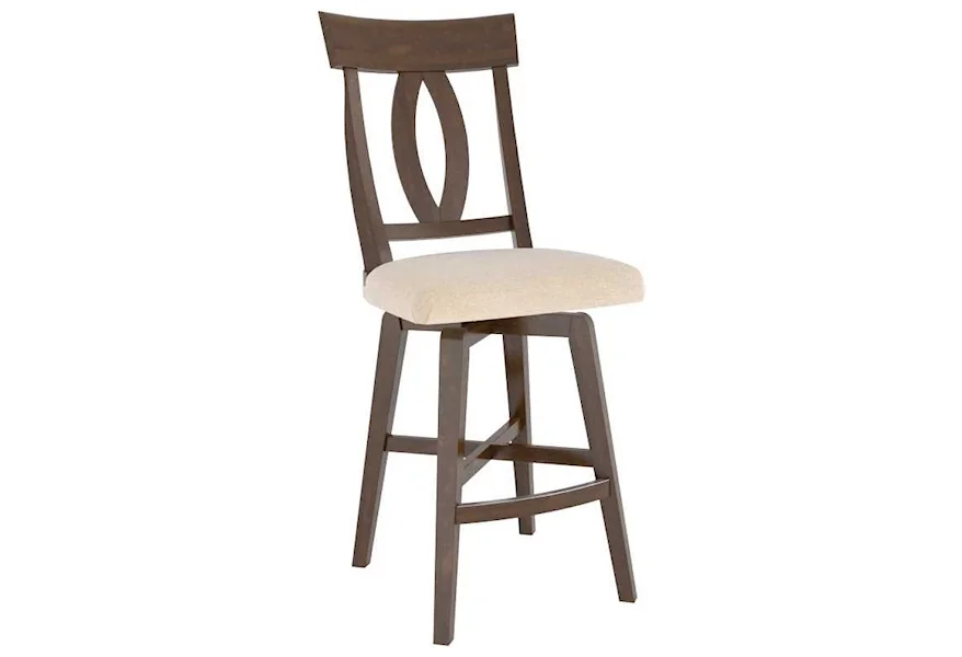 Core - Custom Dining Customizable Counter Stool by Canadel at Steger's Furniture & Mattress