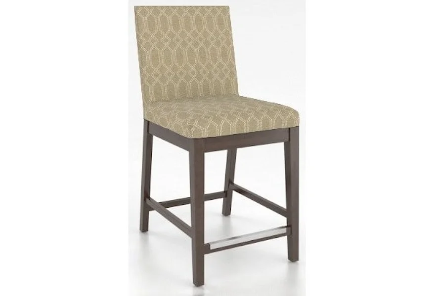 Core - Custom Dining Customizable Upholstered Counter Stool by Canadel at Dinette Depot