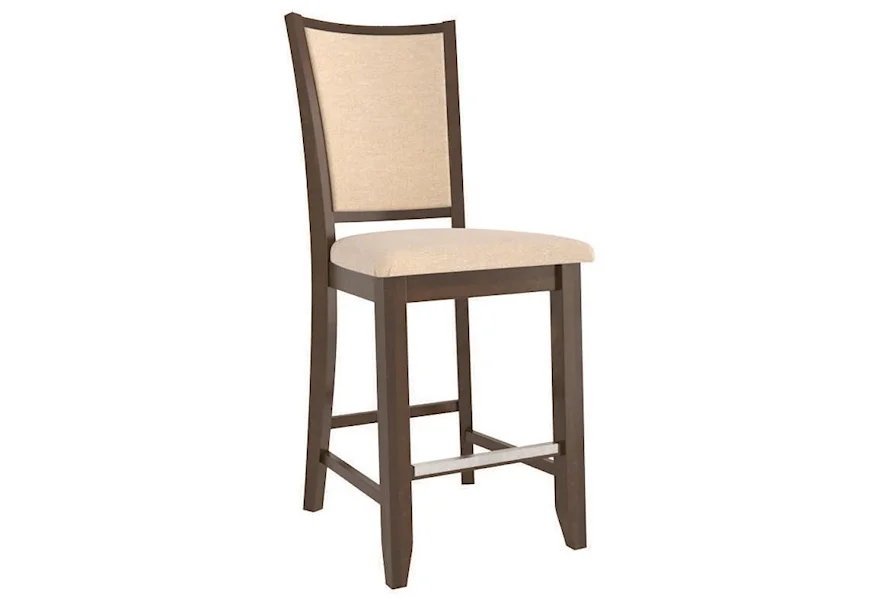Core - Custom Dining Customizable Upholstered Counter Stool by Canadel at Steger's Furniture