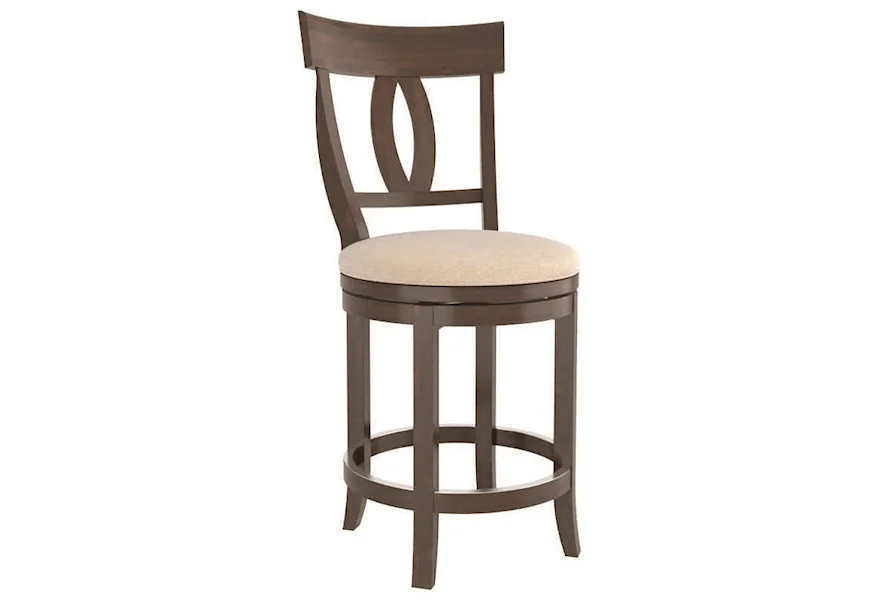 Core - Custom Dining Customizable Swivel Counter Stool by Canadel at Steger's Furniture