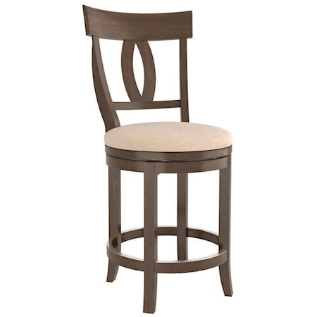 Customizable Swivel Counter Stool