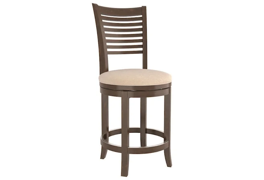 Core - Custom Dining Customizable Swivel Counter Stool by Canadel at Steger's Furniture