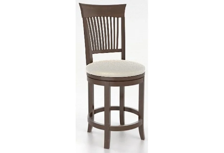 Core - Custom Dining Customizable Counter Swivel Stool by Canadel at Steger's Furniture & Mattress