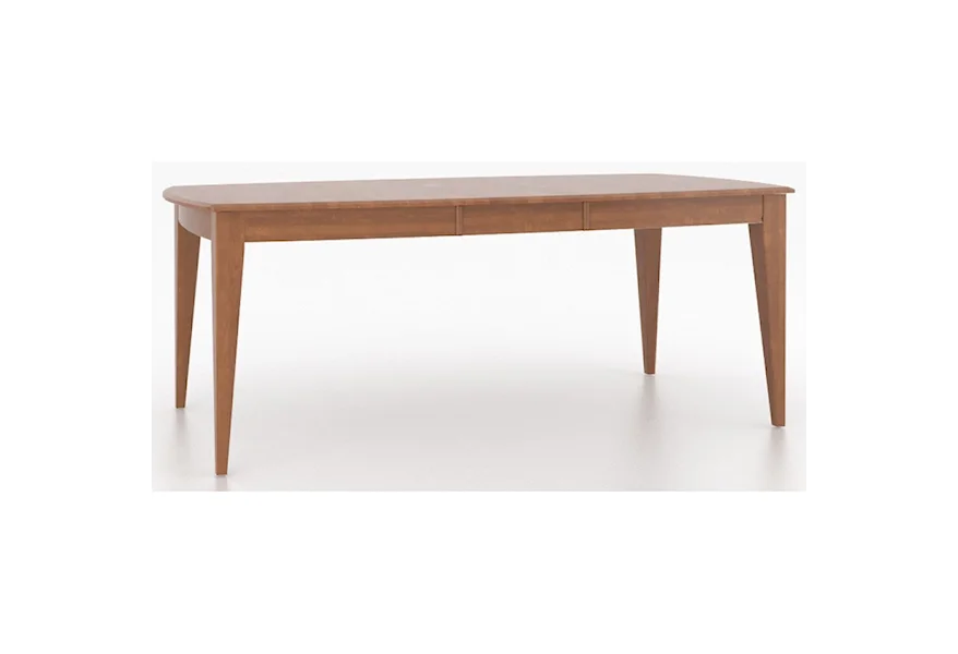 Core - Custom Dining Customizable Boat Shape Dining Table by Canadel at Dinette Depot