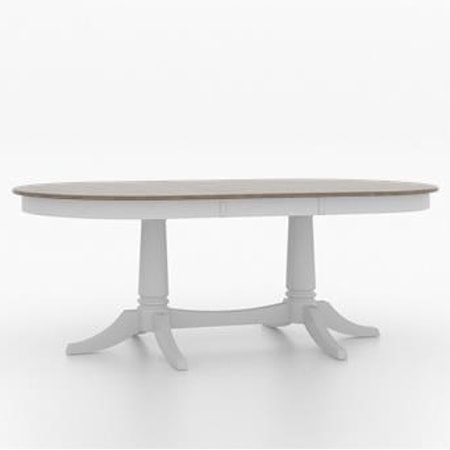Customizable Oval Dining Table