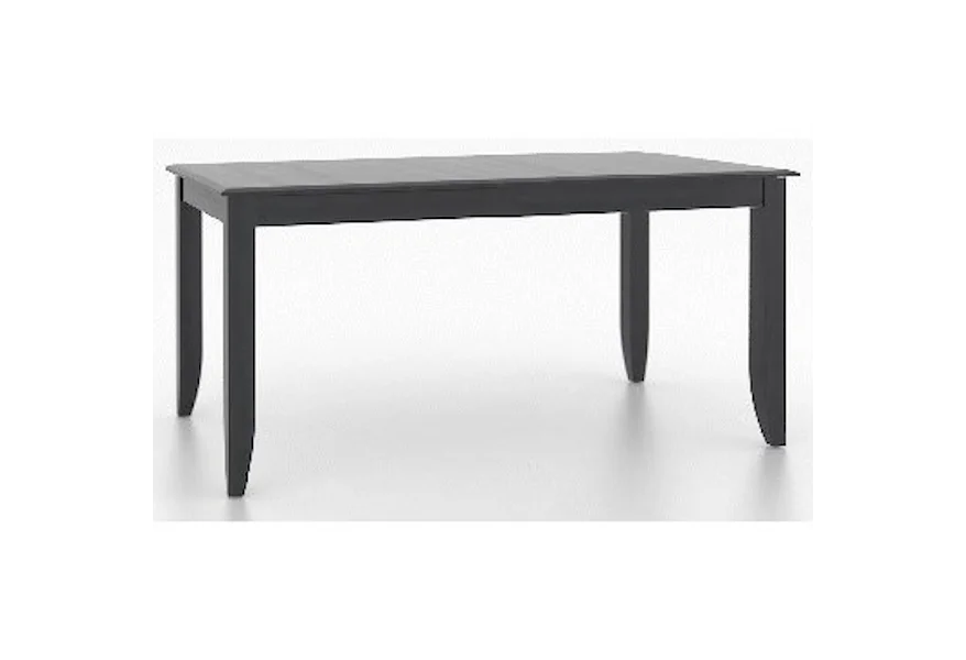 Core - Custom Dining Customizable Dining Table by Canadel at Steger's Furniture