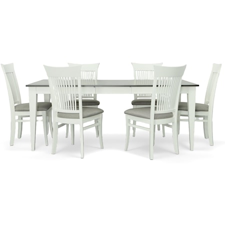 Dining Table and 6 Chair Set