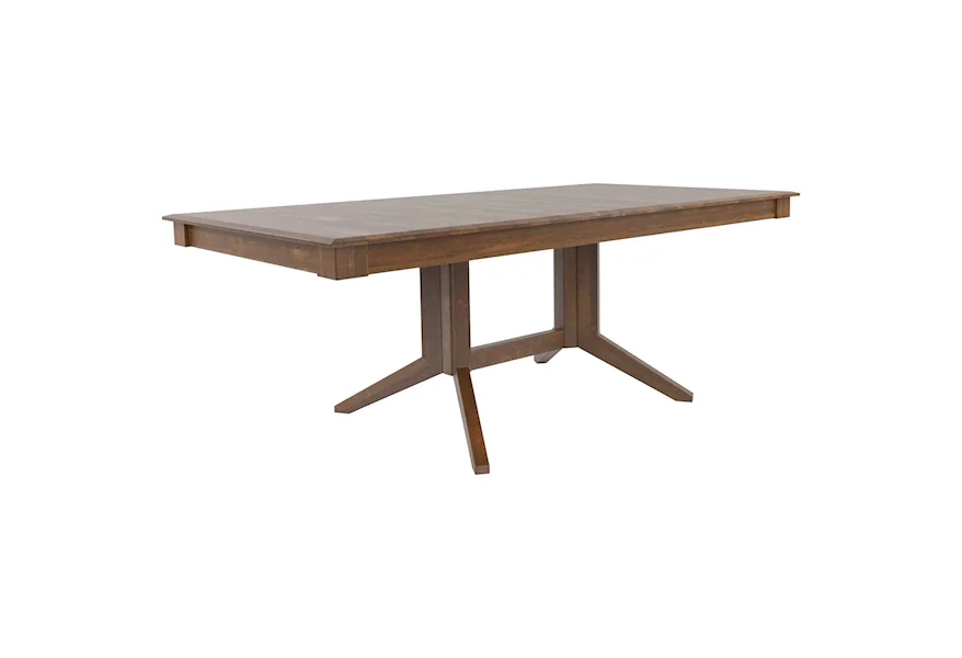 Core - Custom Dining Customizable Rectangular Dining Table by Canadel at Johnny Janosik